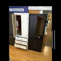 Tall Wardrobe New Compress Wood $319