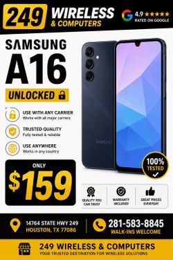 Samsung A16 unlocked