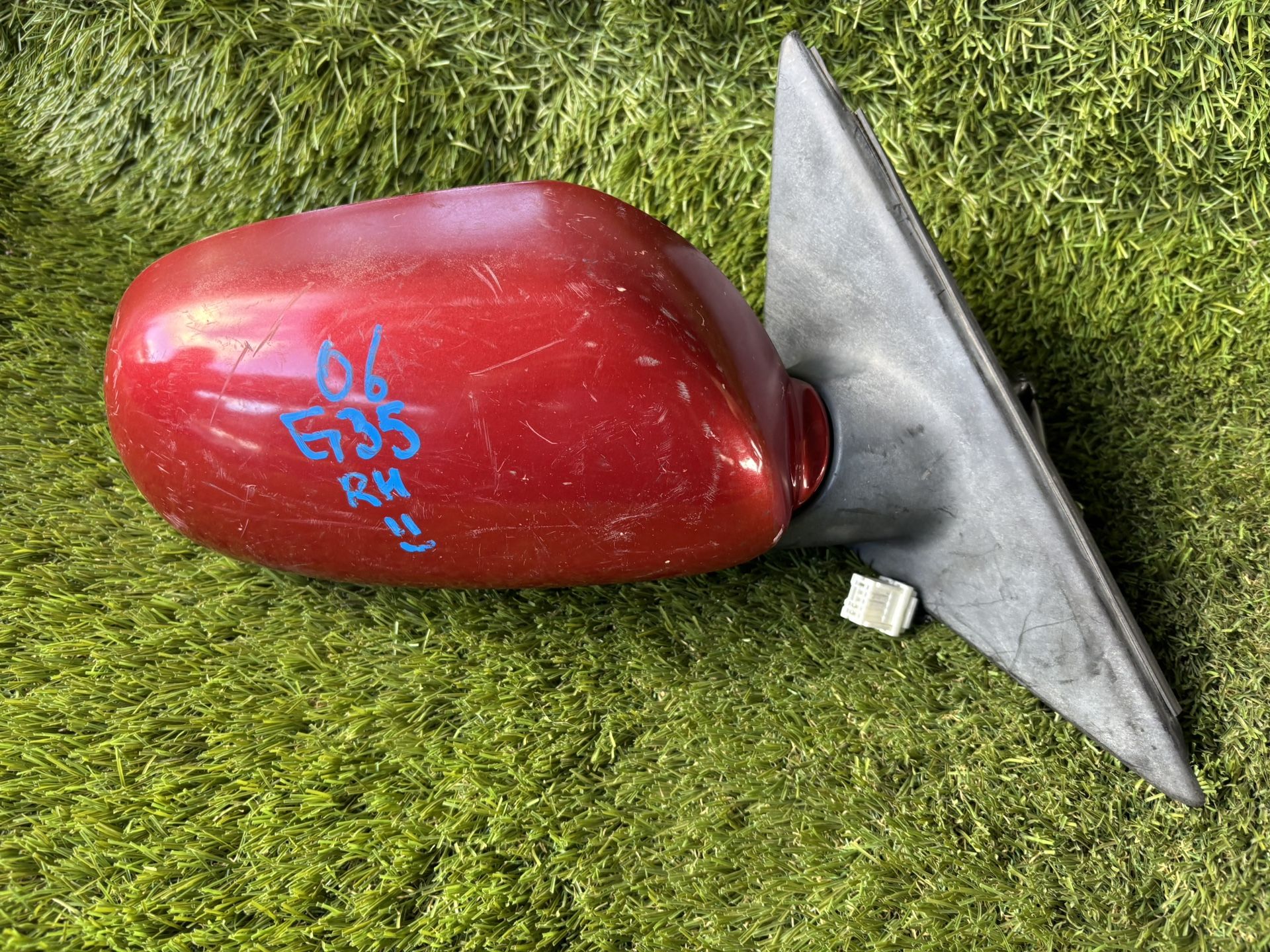 2003 - 2006 Infiniti G35 Right passenger side mirror sedan Red