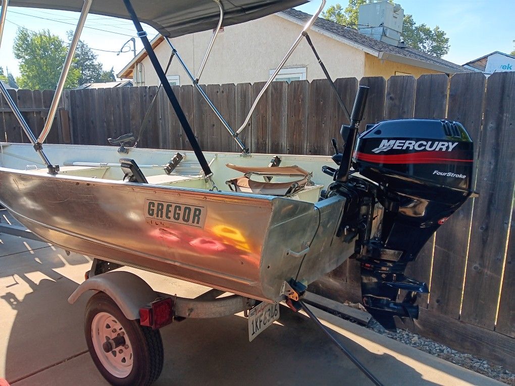 13 Ft McGregor ALUMINUM 4STROKE 15 Horse MERC