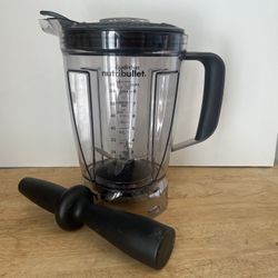64oz NutriBullet Piitcher, Blade, Lid And Tamper. POnly. Does Not Include Base Fits Standard Nutribullet Blender Base