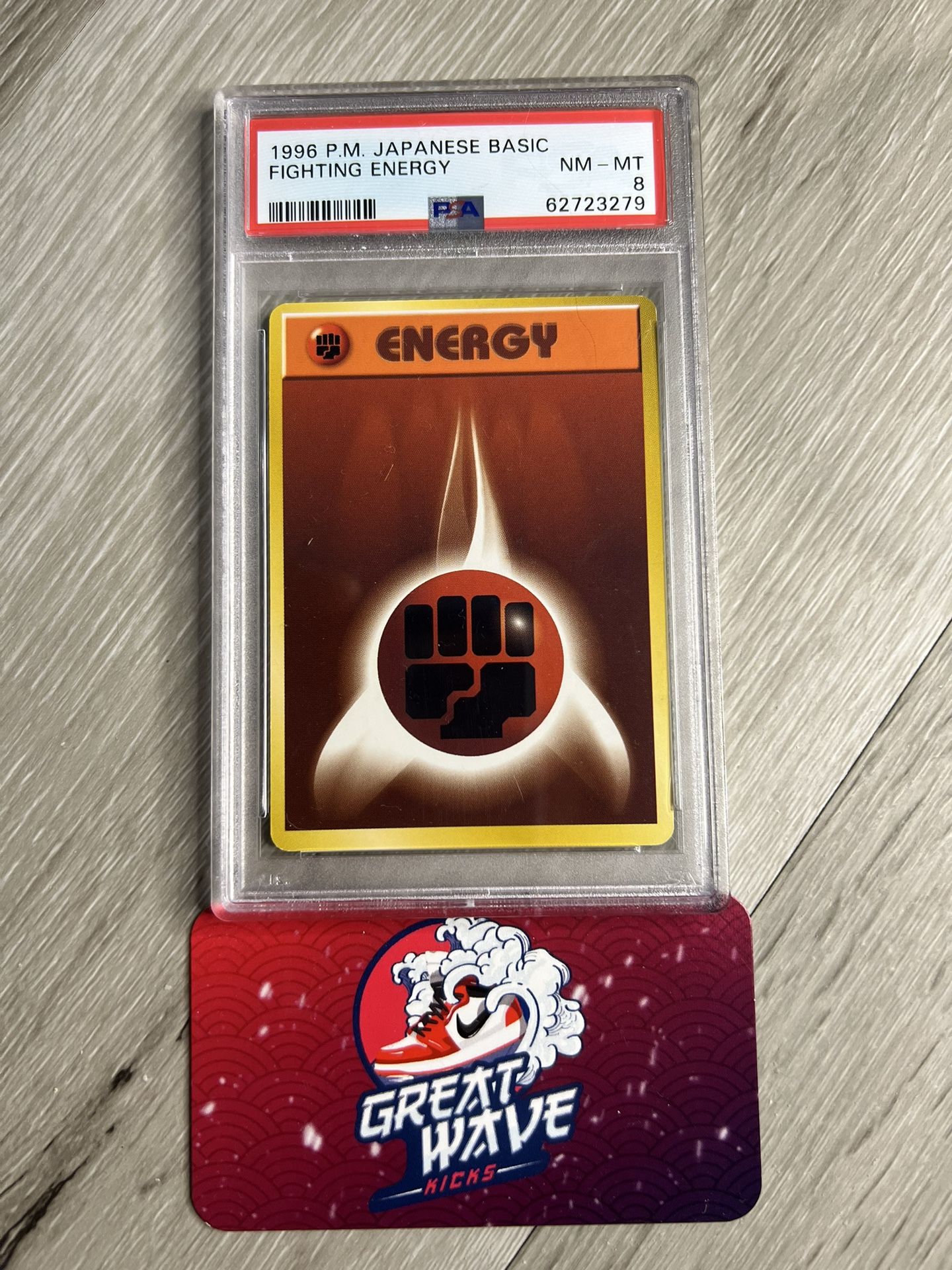 1996 Japanese 1st Edition Fighting Energy PSA 8