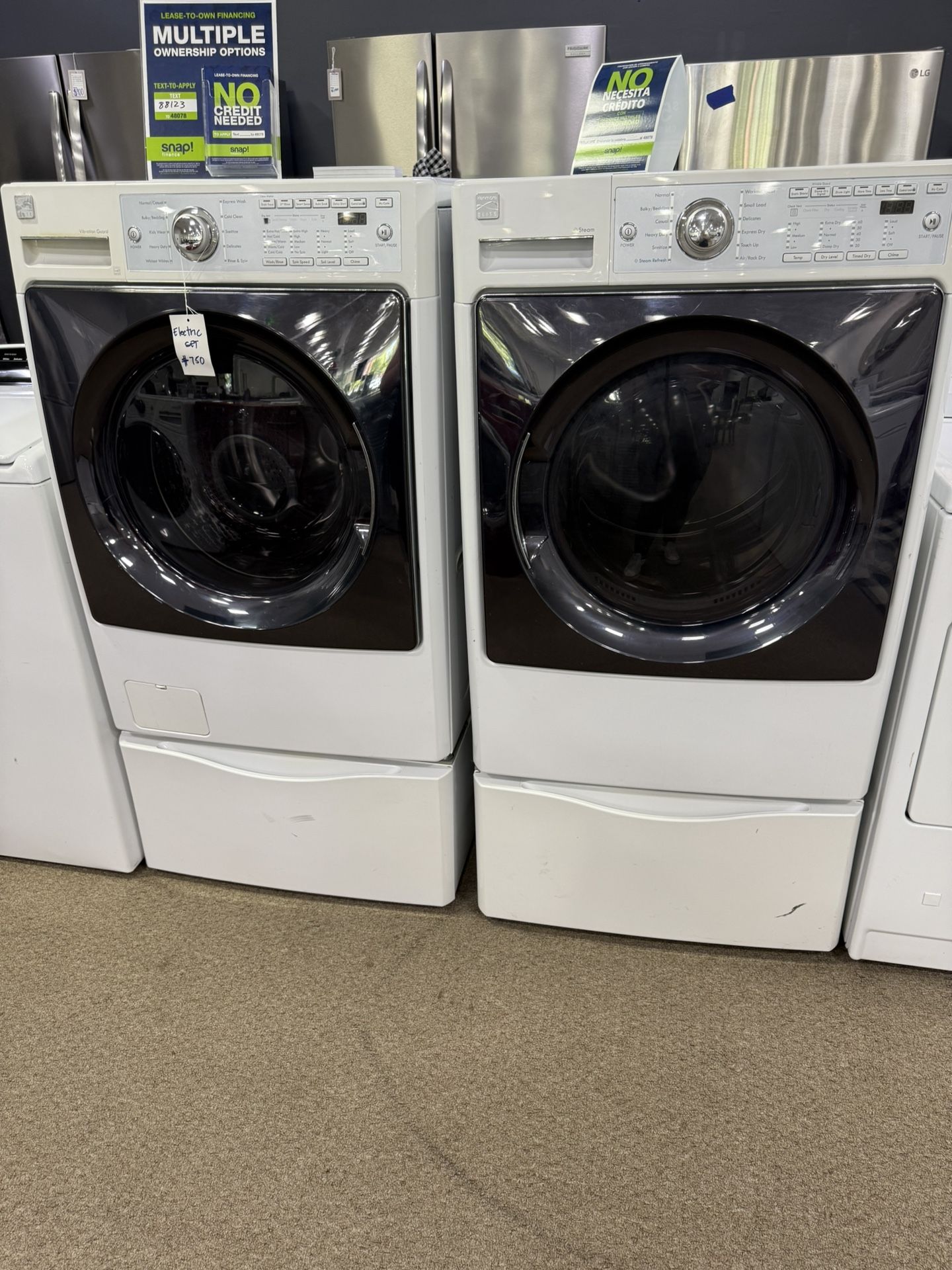 Kenmore Elite Front Load Washer & Electric Dryer