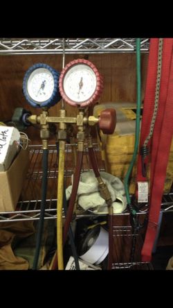 R-22 gauges w quick shut offs $29
