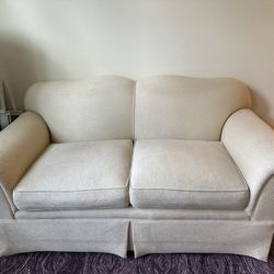 Cream Fabric Sofa