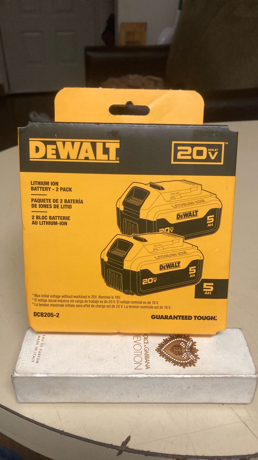 Dewalt 20v Max Lithium Ion Battery - 2 Pack 5 AH