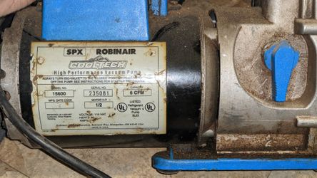 "HVAC" Cool Tech Vacuum Pump