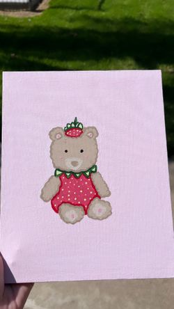 Jellycat bartholomew bear painting