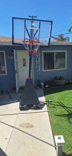 Portable Basketball Hoop with Acrylic Backboard