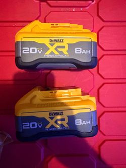 Dewalt 20v Xr 8.0 powerpack battery’s New