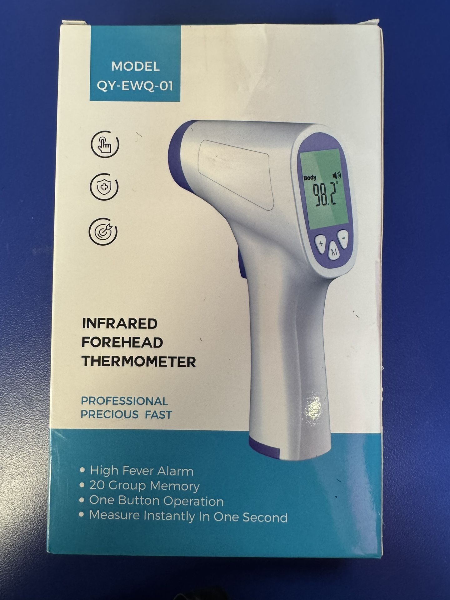 Infrared forehead thermometer
