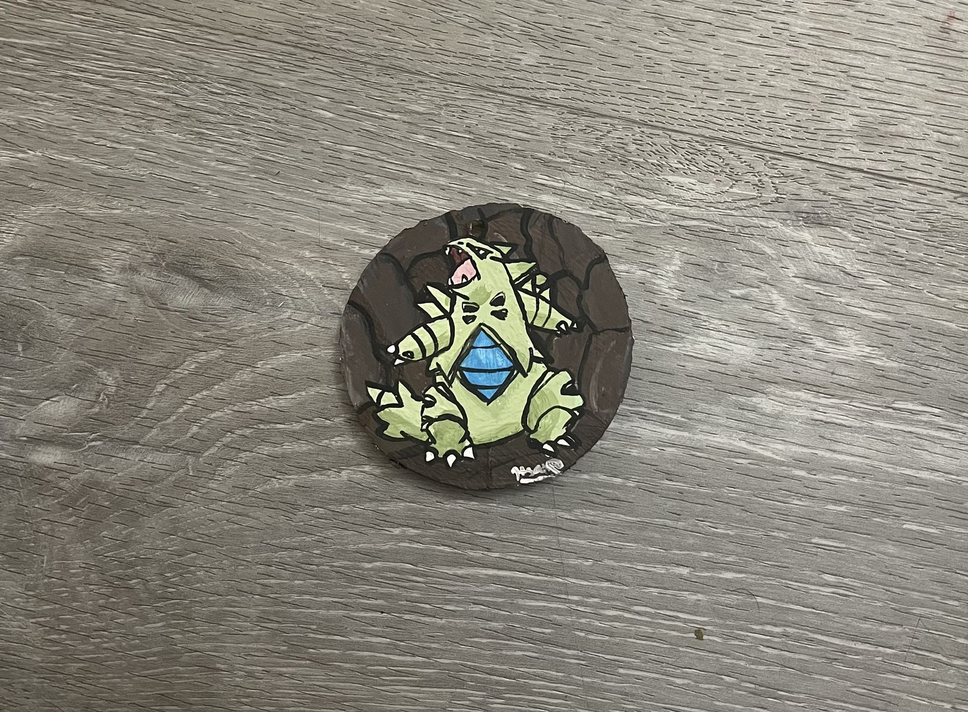 Pokémon Tyranitar Hand painted ornament