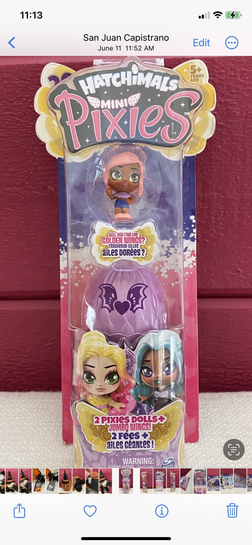 Hatchimals Mini Pixies Mystery Pack 2 Dolls