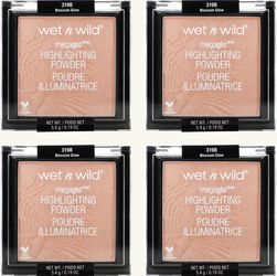 9 Pieces Of Wet n Wild MegaGlo Highlighting Powder Brown Blossom Glow, (319B)