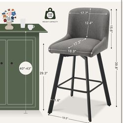 Brand New Set Of 2 29” Bar Stools
