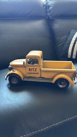 Metal truck decor