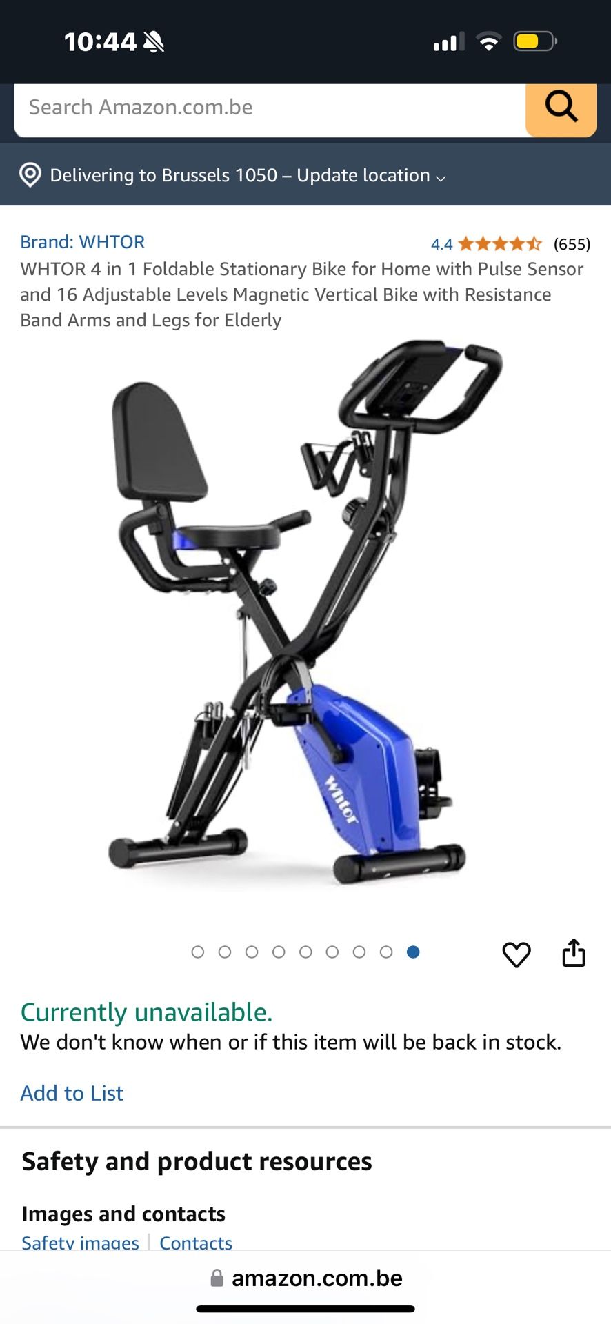 Stationary Bike *new In Box*