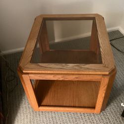 Hand Made Oak End Tables