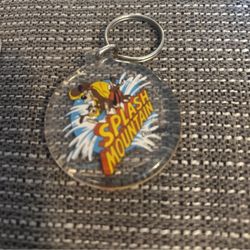 Vintage Disneyland Splash Mountain Keychain Brer Bear Brer Rabbit Brer Fox 90’s
