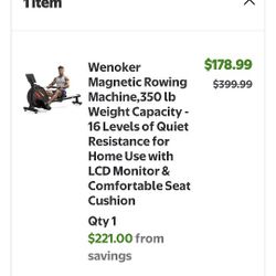 New Rowing Exercise Machine.  