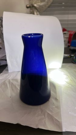 Cobalt Blue Ceramic Vase