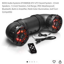 BOSS Audio Systems ATV8BRGB ATV UTV Sound System