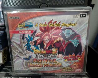 Dragon ball super rise of the unison warrior booster box