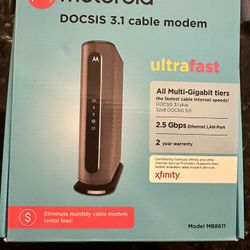 Motorola Docsis 3.1 Cable Modem