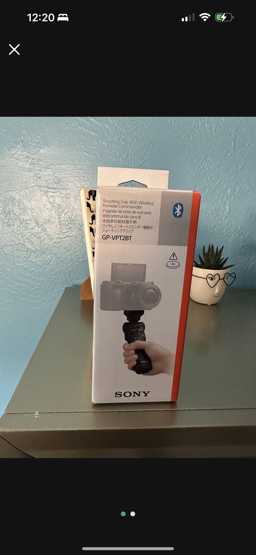 Sony camera holder