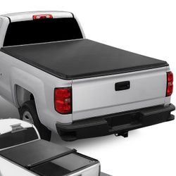 Chevy Silverado/GMC Sierra 6.5ft Bed Vinyl Soft Roll -Up Tonneau Cover for 20014 to 2018
