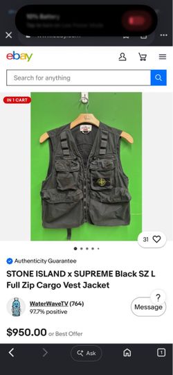 Stone Island x Supreme Cargo Vest Jacket