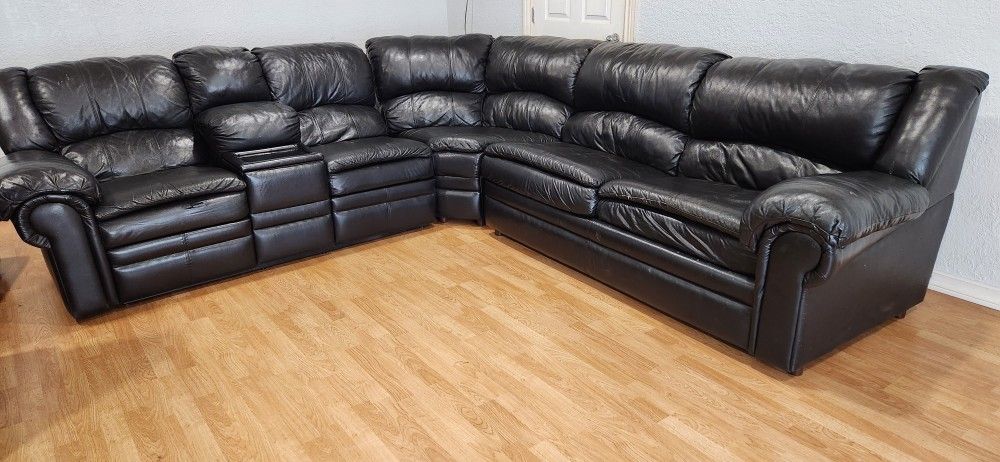Leather Sectional