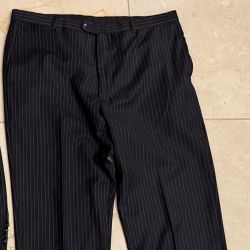 Nordstrom Men’s Navy Pin Stripe Dress Pants 36” Waist 32”inseam