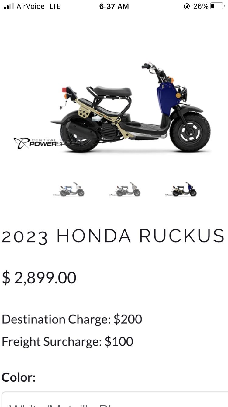 2023 Honda Ruckus