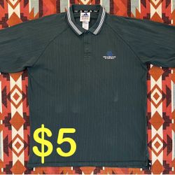 Vintage Adidas Golf Green Polo Shirt Short Sleeve Men’s XL “Embroidered” 