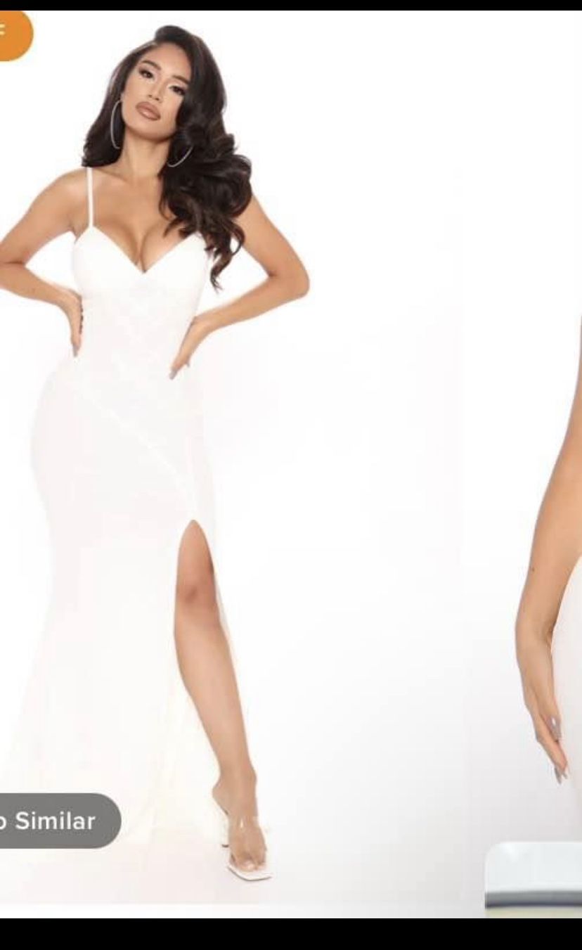 Small White Dress From Fashionnova