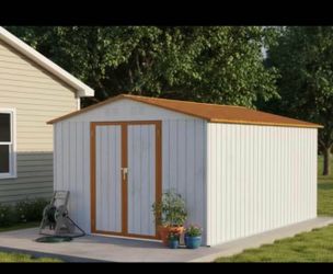 10ftx12ft Metal Garden Sheds for Outdoor Storage