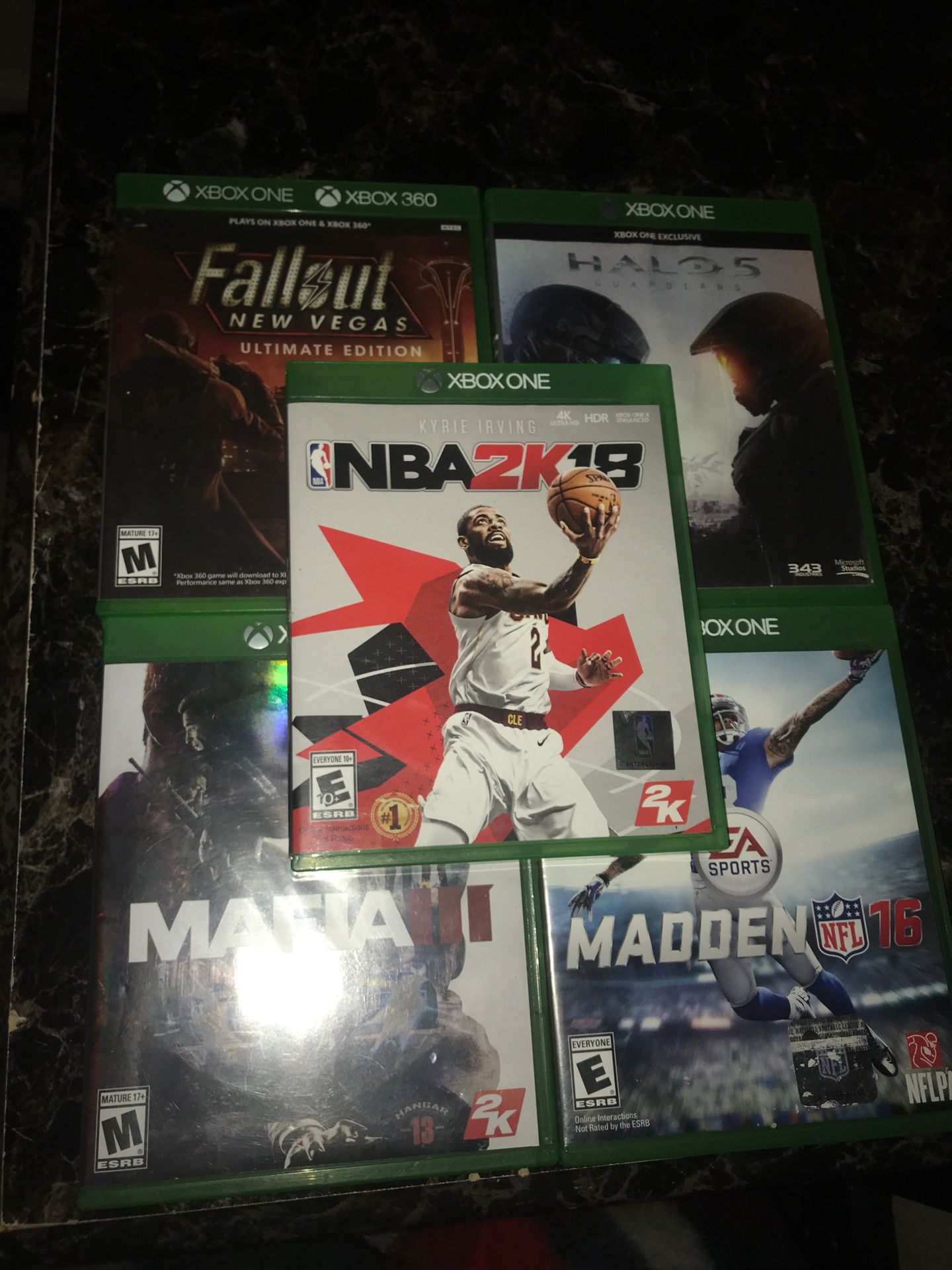 Xbox one games 25 $ for all