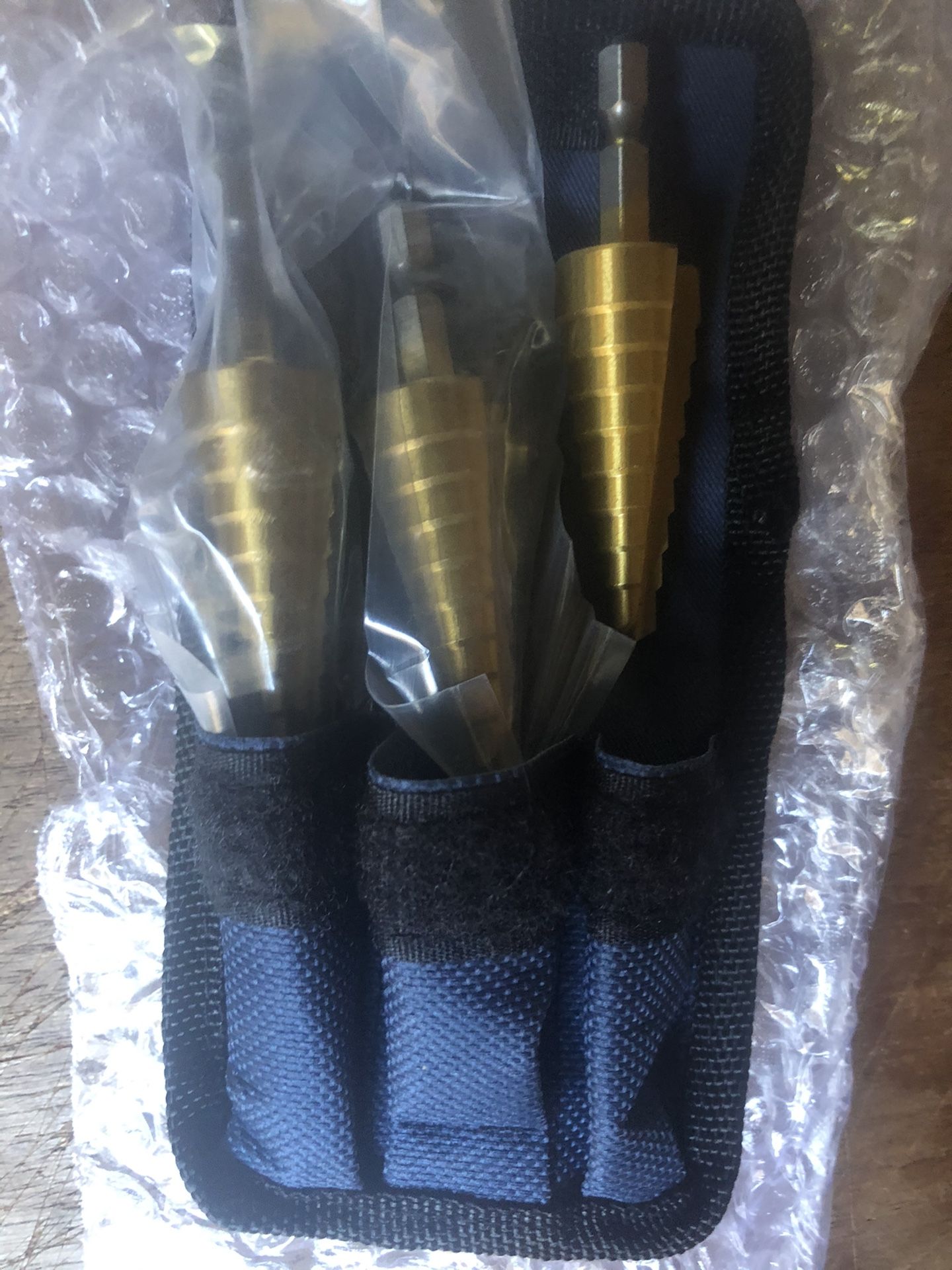 Step down drill bits 3 with case