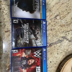 3 PS4 Game In Very Good Condición 