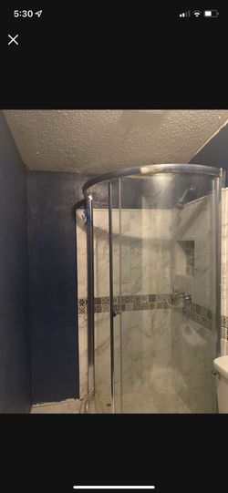 Round Shower Glass