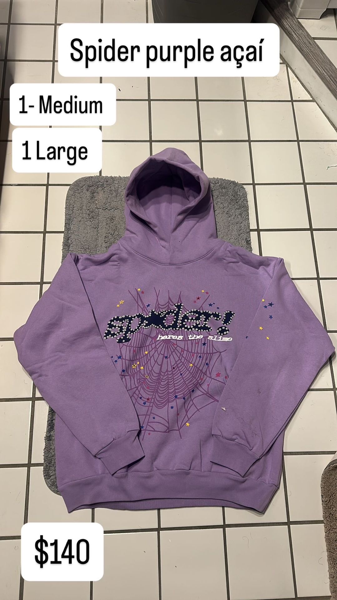 Spider purple açaí 