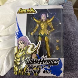 Saint Seiya: Knights of the Zodiac (Aries Mu) Anime Heroes Action Figure,  BANDAI for Sale in Mccoole, MD - OfferUp