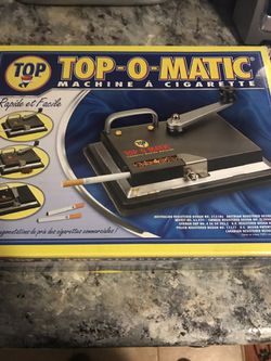 Like New Top o Matic cigarette injector tolling machine.