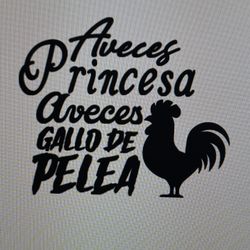 Aveces Princesa Aveces Gallo De Pelea Sticker