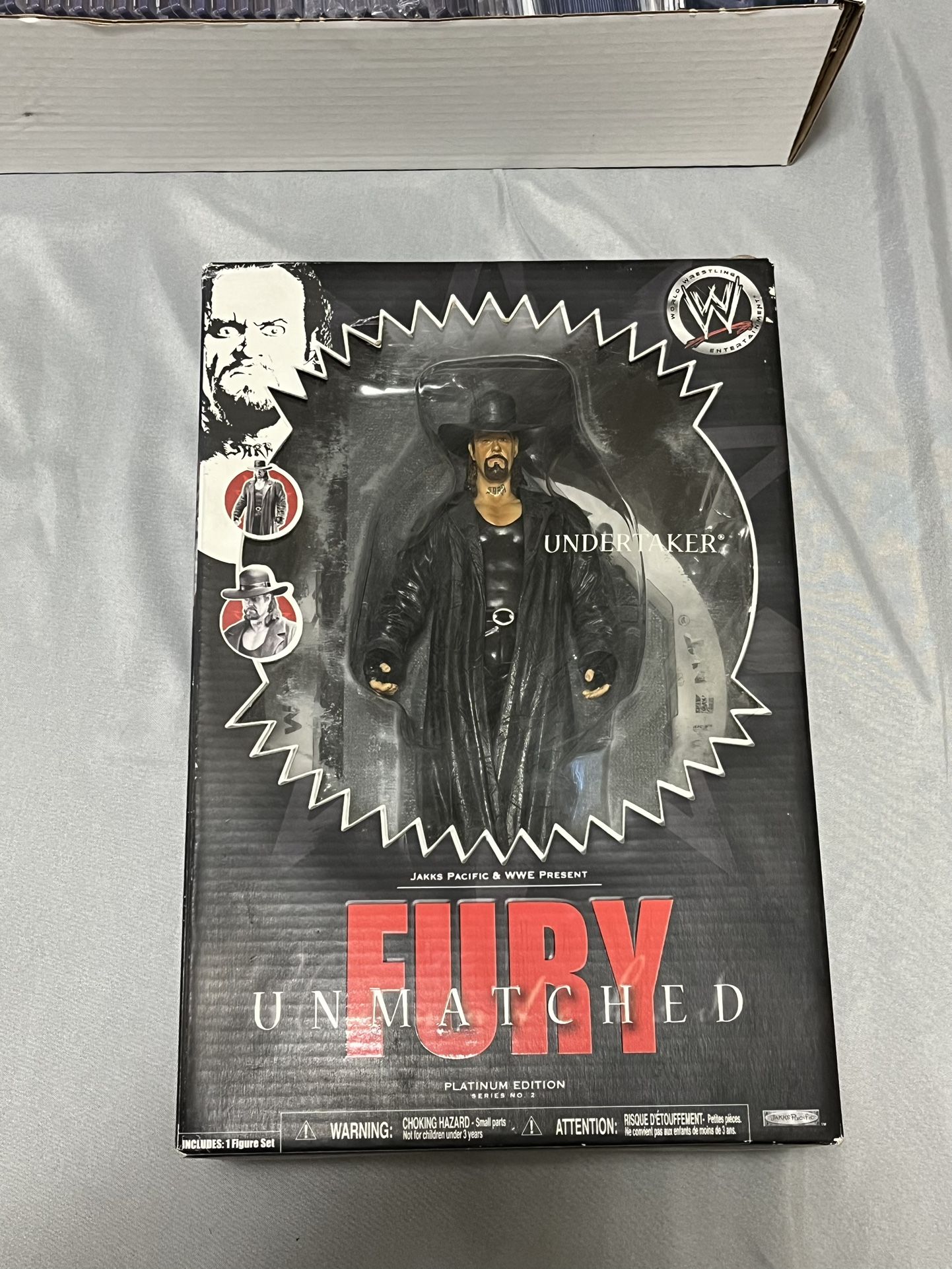 Undertaker Unmatched Fury Action Figure Series 2 WWE Platinum Jakks 2007