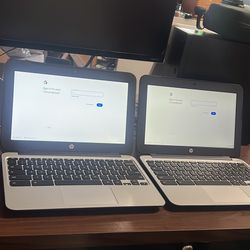 2 HP Chromebook 