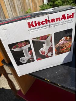 Kitchen aid attachment grinder