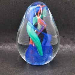 ART GLASS PAPERWEIGHT 