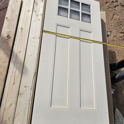 White Door w/ Window – 36” x 80” – Clean & Ready to Install